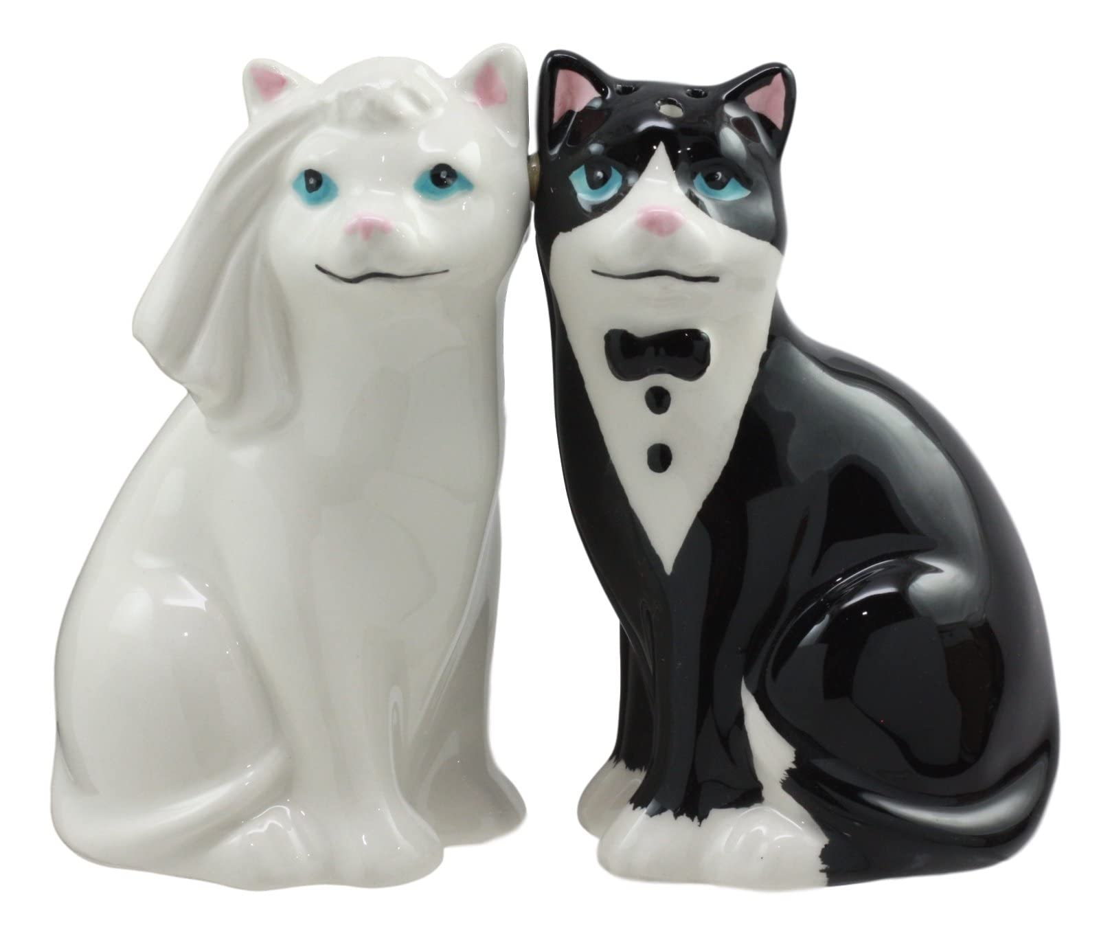 Amazon.com: Ebros Wedding Cats Feline Black And White Cats In